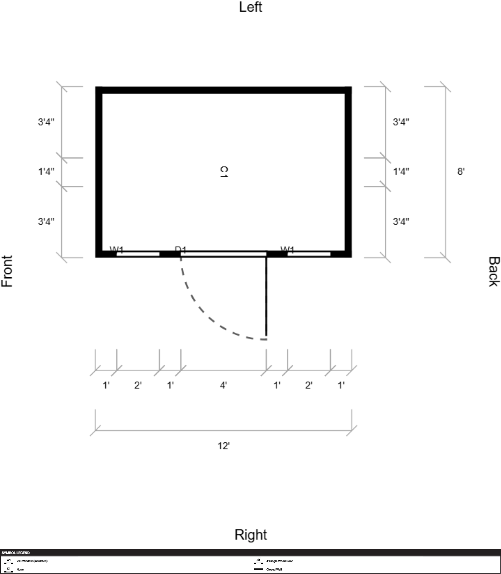 Side Garden Shed 8x12 - Image 4